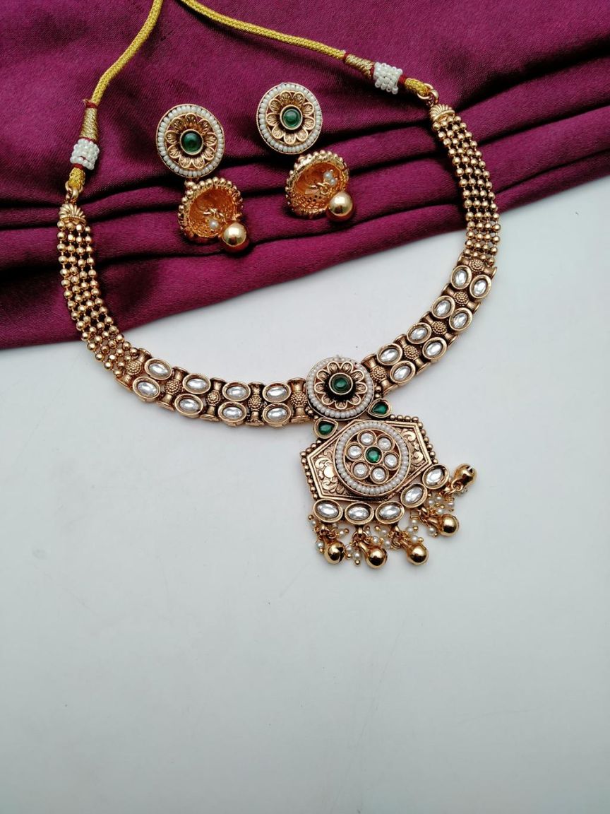 polki-necklace_set-NSP18617GRRJ