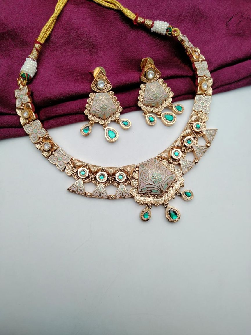 polki-necklace_set-NSP18621GRRJ