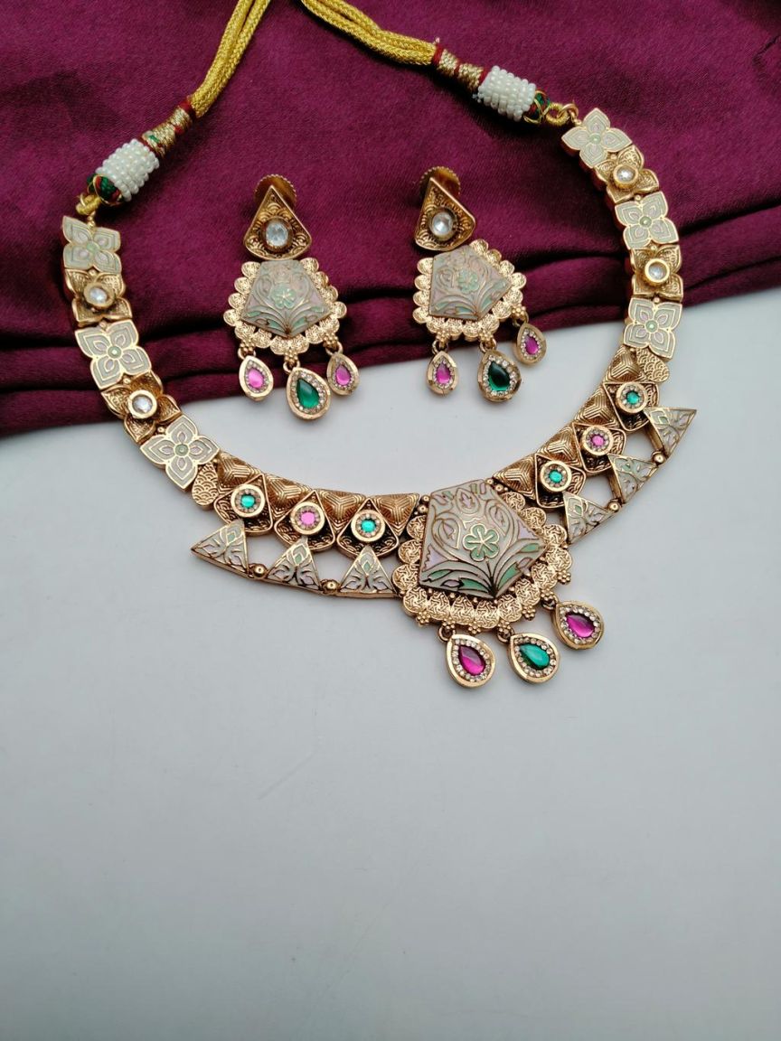 polki-necklace_set-NSP18621RGRRJ