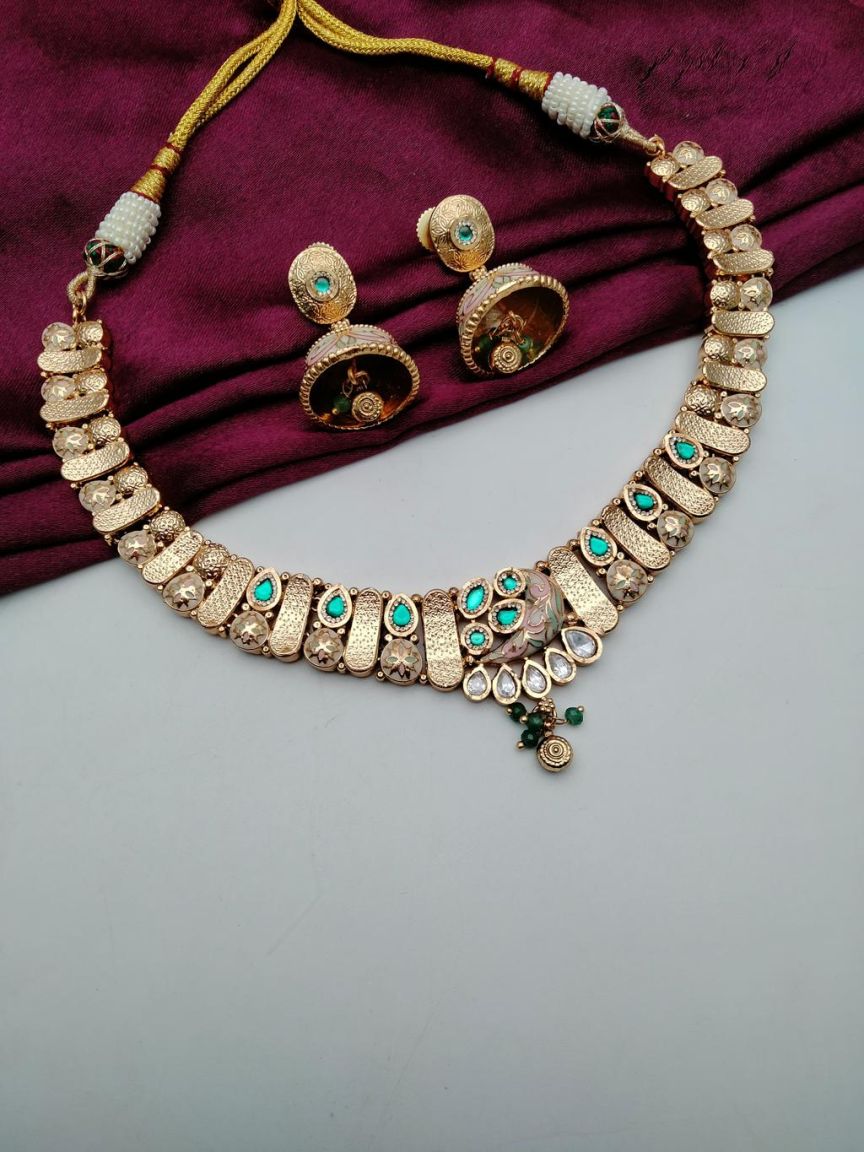 polki-necklace_set-NSP18622GRRJ