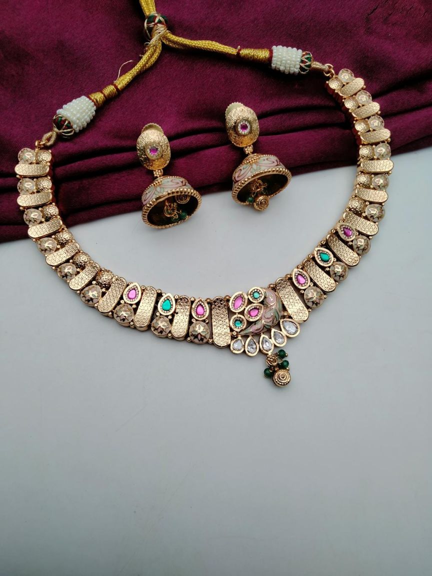 polki-necklace_set-NSP18622RGRRJ