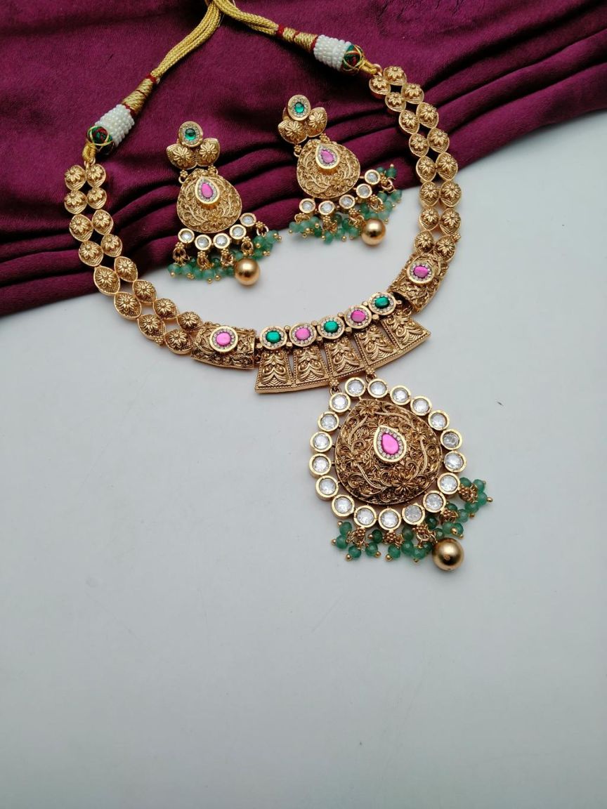 polki-necklace_set-NSP18626RGRRJ