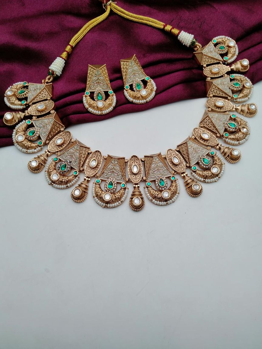 polki-necklace_set-NSP18628GRRJ