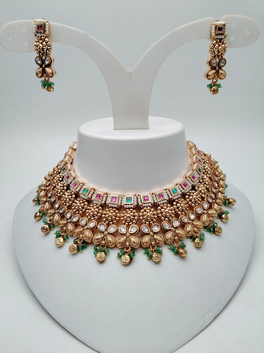 polki-necklace_set-NSP18643RGRRJ