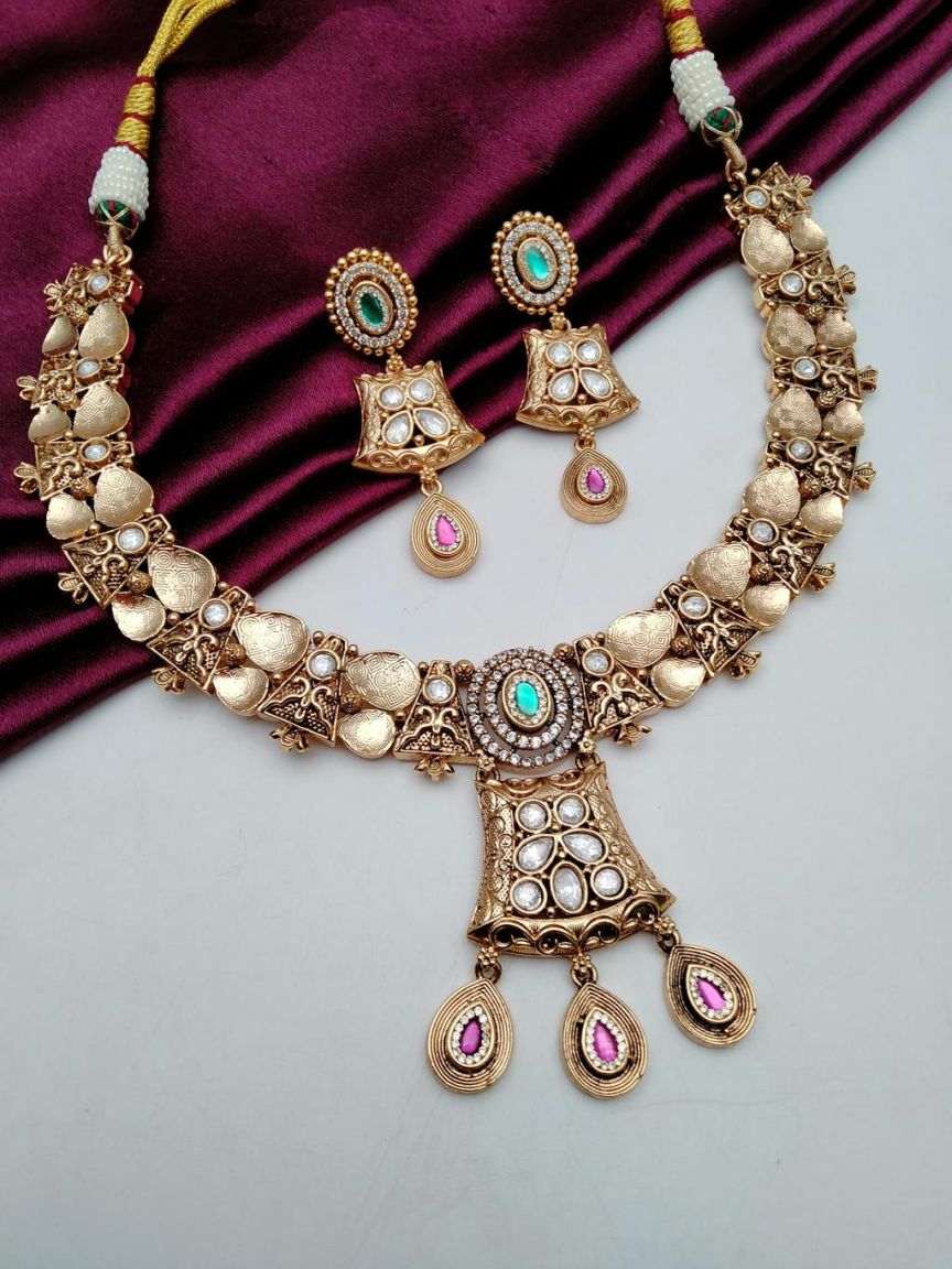 polki-necklace_set-NSP18644RGRRJ