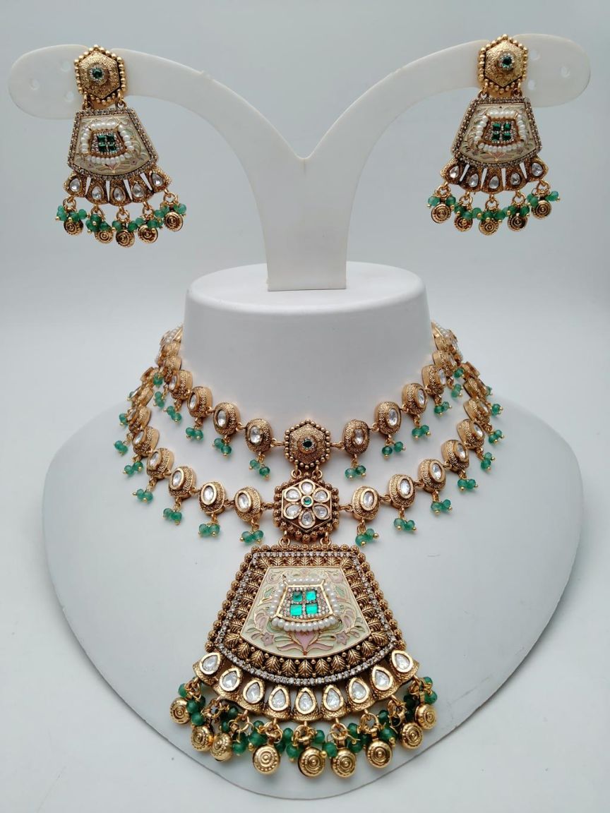 polki-necklace_set-NSP18645GRRJ