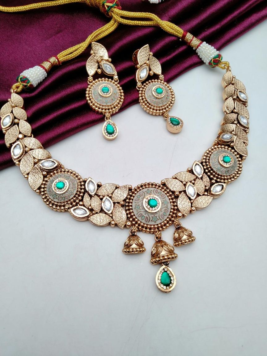polki-necklace_set-NSP18647GRRJ