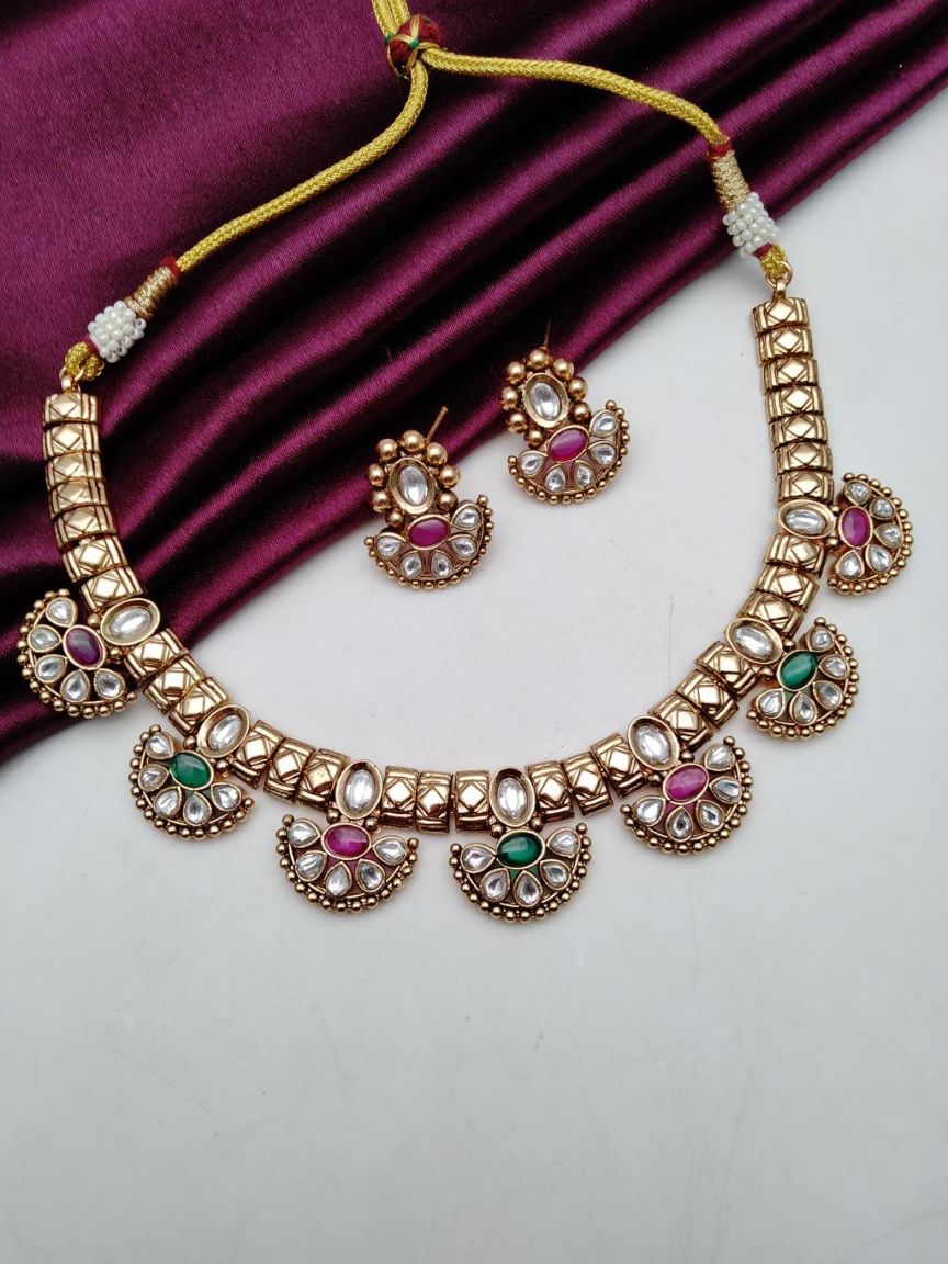 polki-necklace_set-NSP18651RGRRJ