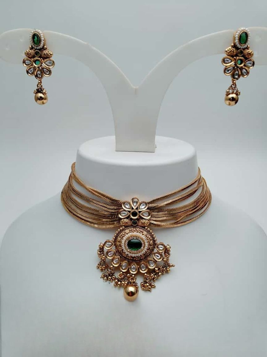 polki-necklace_set-NSP18665GRRJ