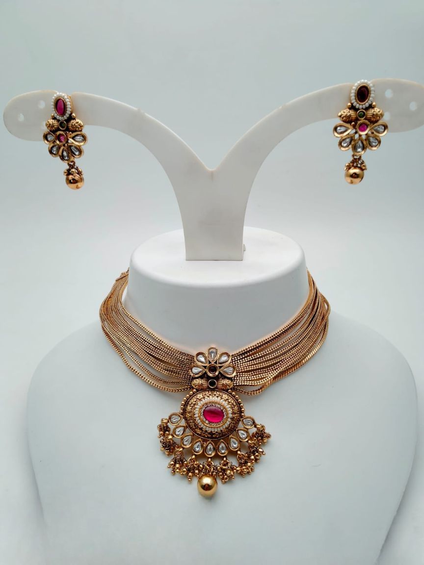 polki-necklace_set-NSP18665RRJ