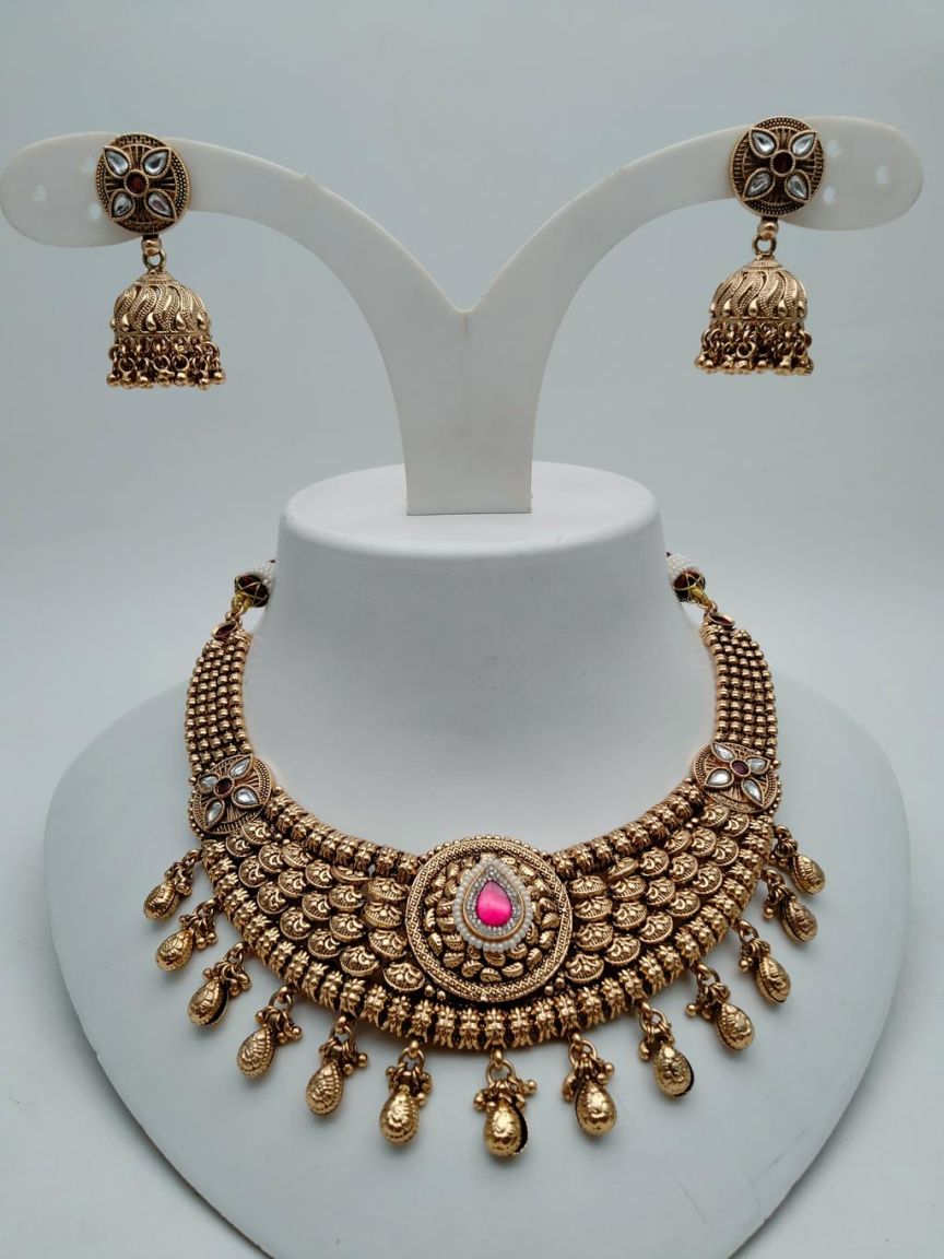 polki-necklace_set-NSP18666RRJ