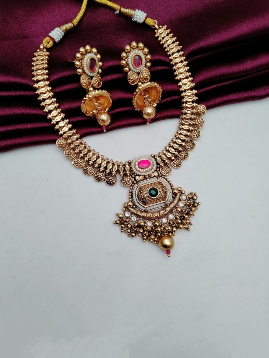 polki-necklace_set-NSP18670RGRRJ
