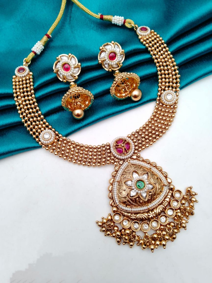 polki-necklace_set-NSP18689RGRRJ