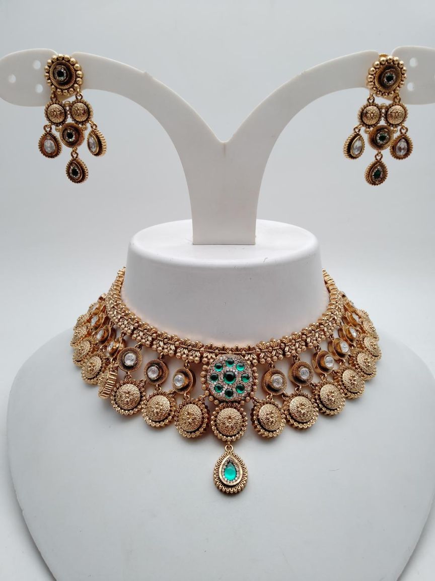 polki-necklace_set-NSP18694GRRJ