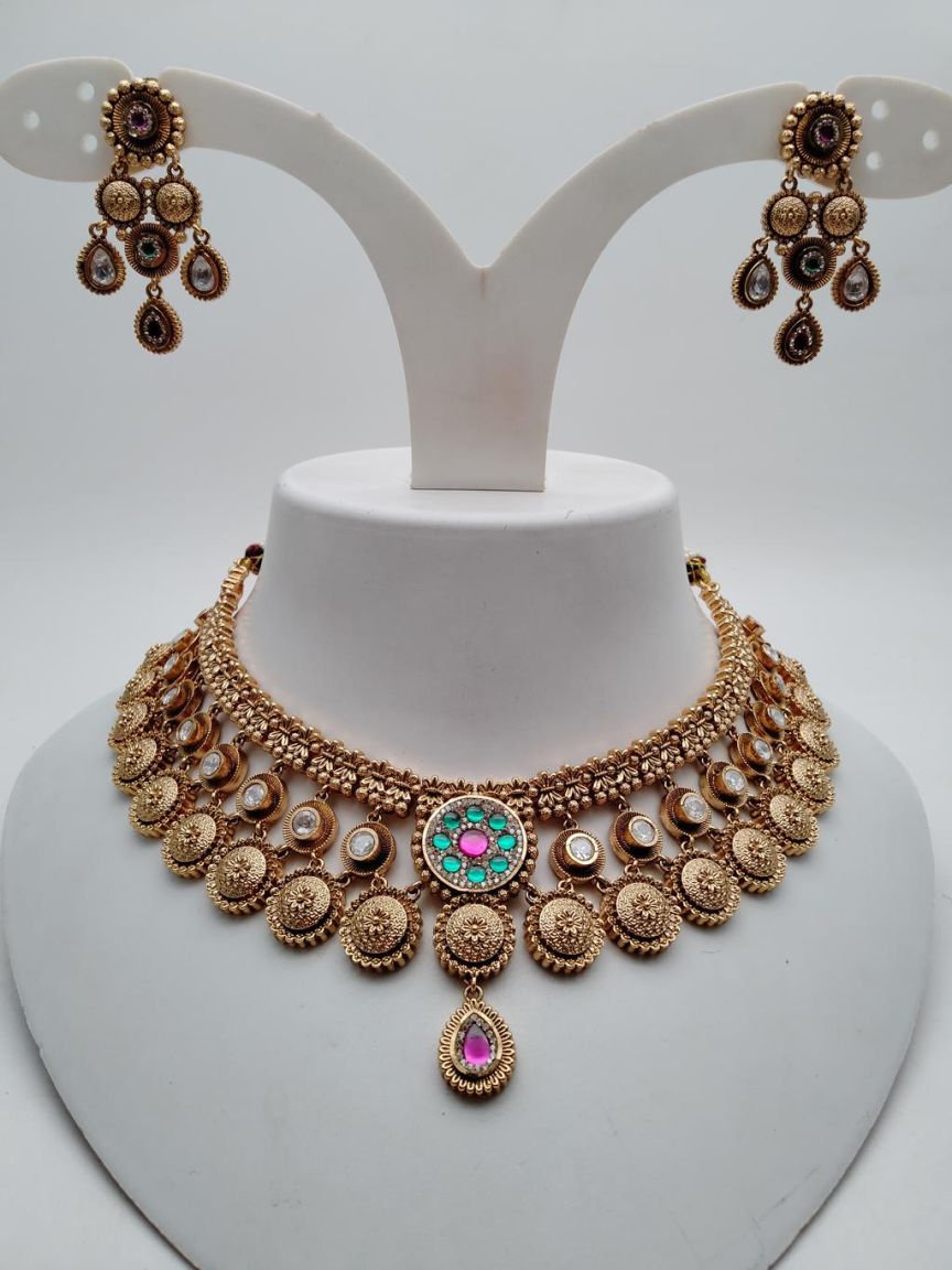 polki-necklace_set-NSP18694RGRRJ