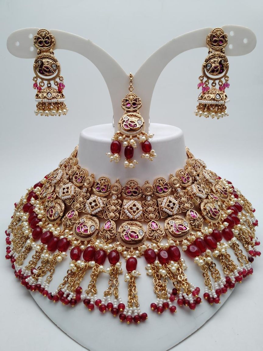 polki-necklace_set-NSP18698RRJ