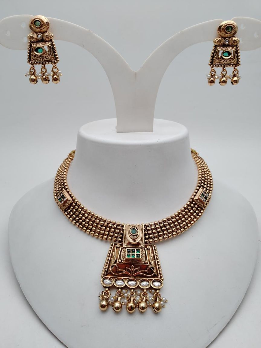 polki-necklace_set-NSP18706GRRJ