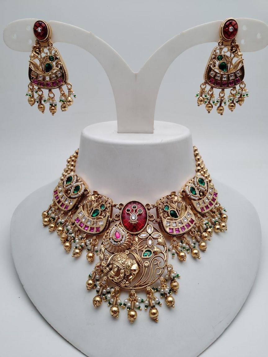 polki-necklace_set-NSP18714RDGRRRJ