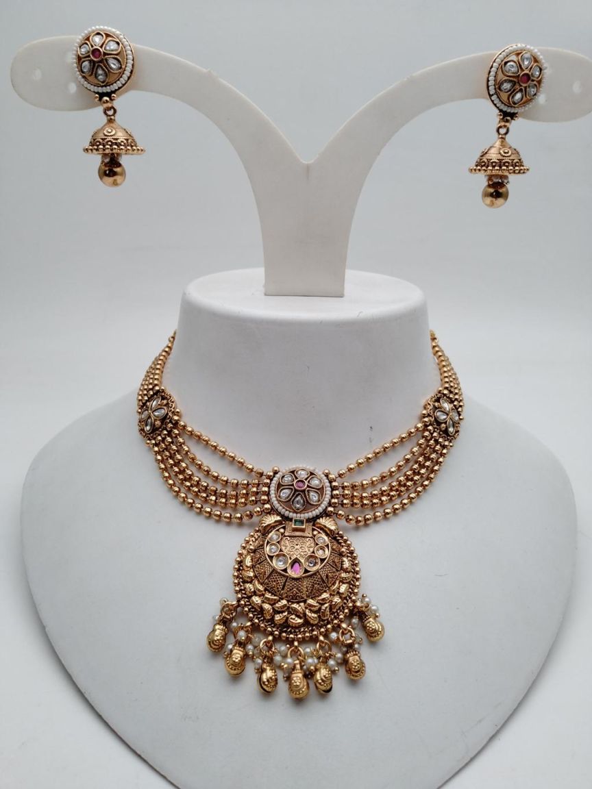 polki-necklace_set-NSP18719RGRRJ