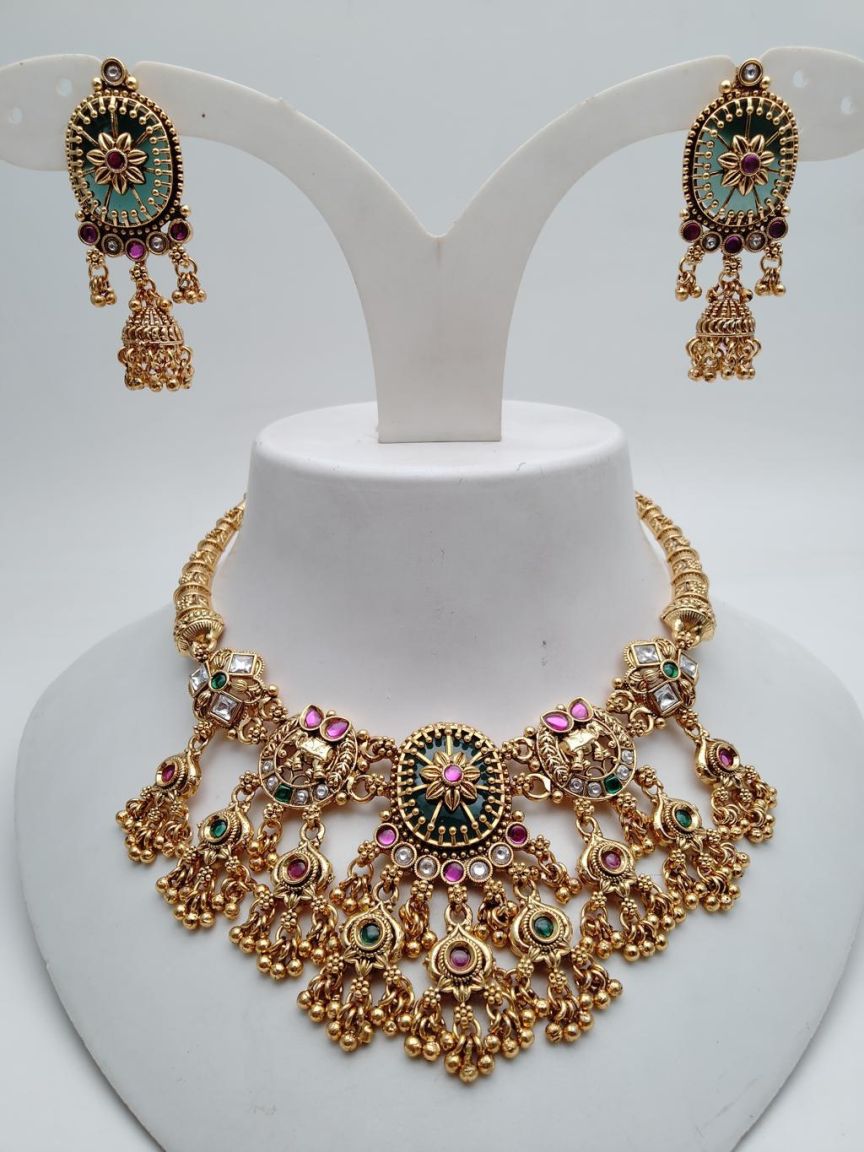 polki-necklace_set-NSP18727RGRRJ