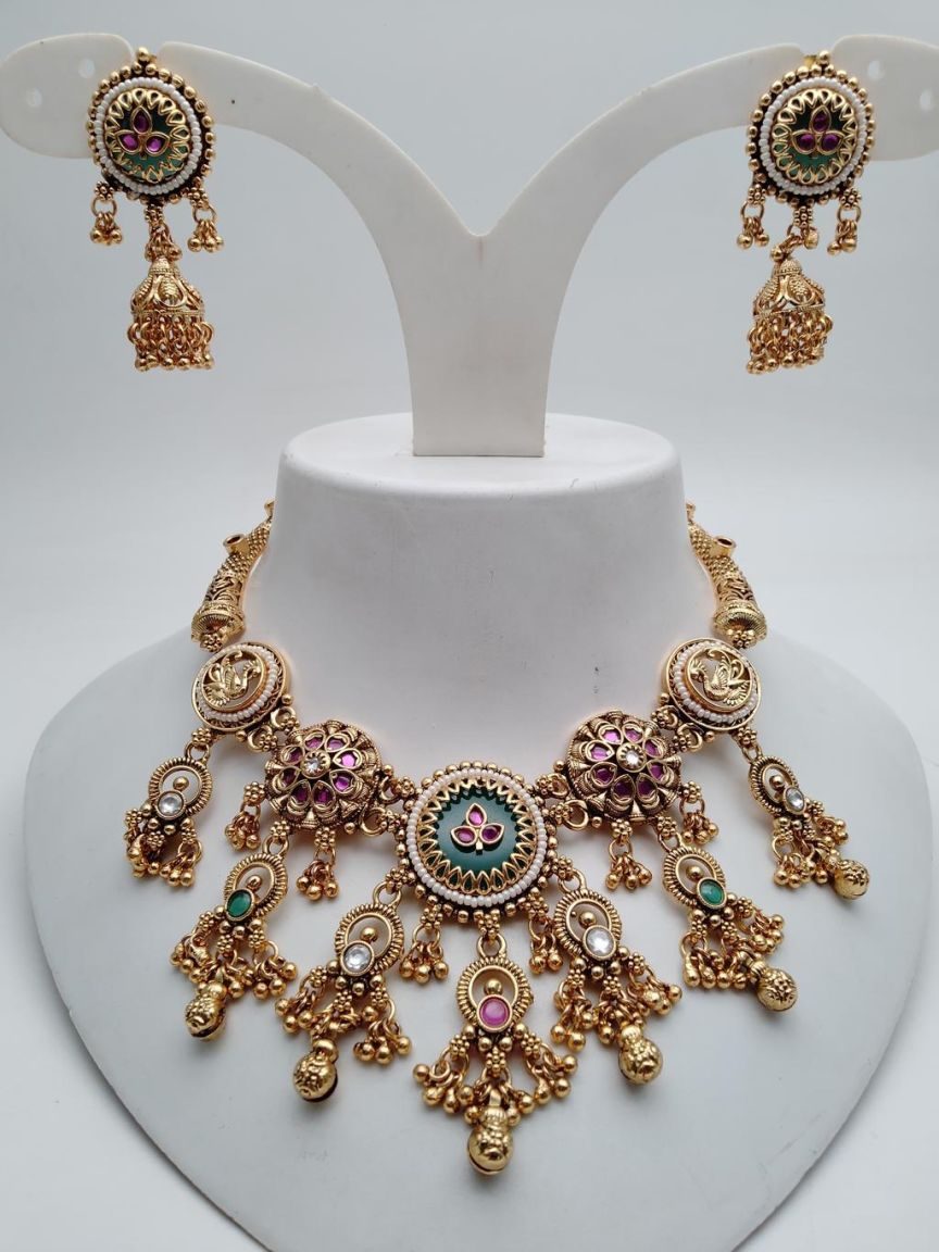 polki-necklace_set-NSP18728RGRRJ