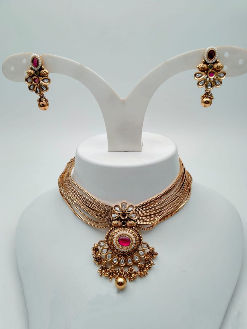 polki-necklace_set-NSP18733RGRRJ