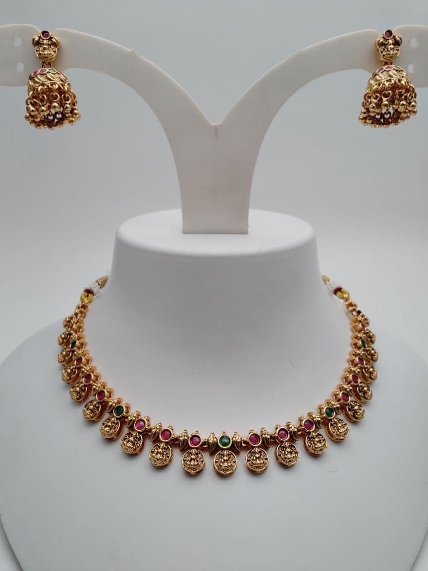 polki-necklace_set-NSP18736RGRRJ