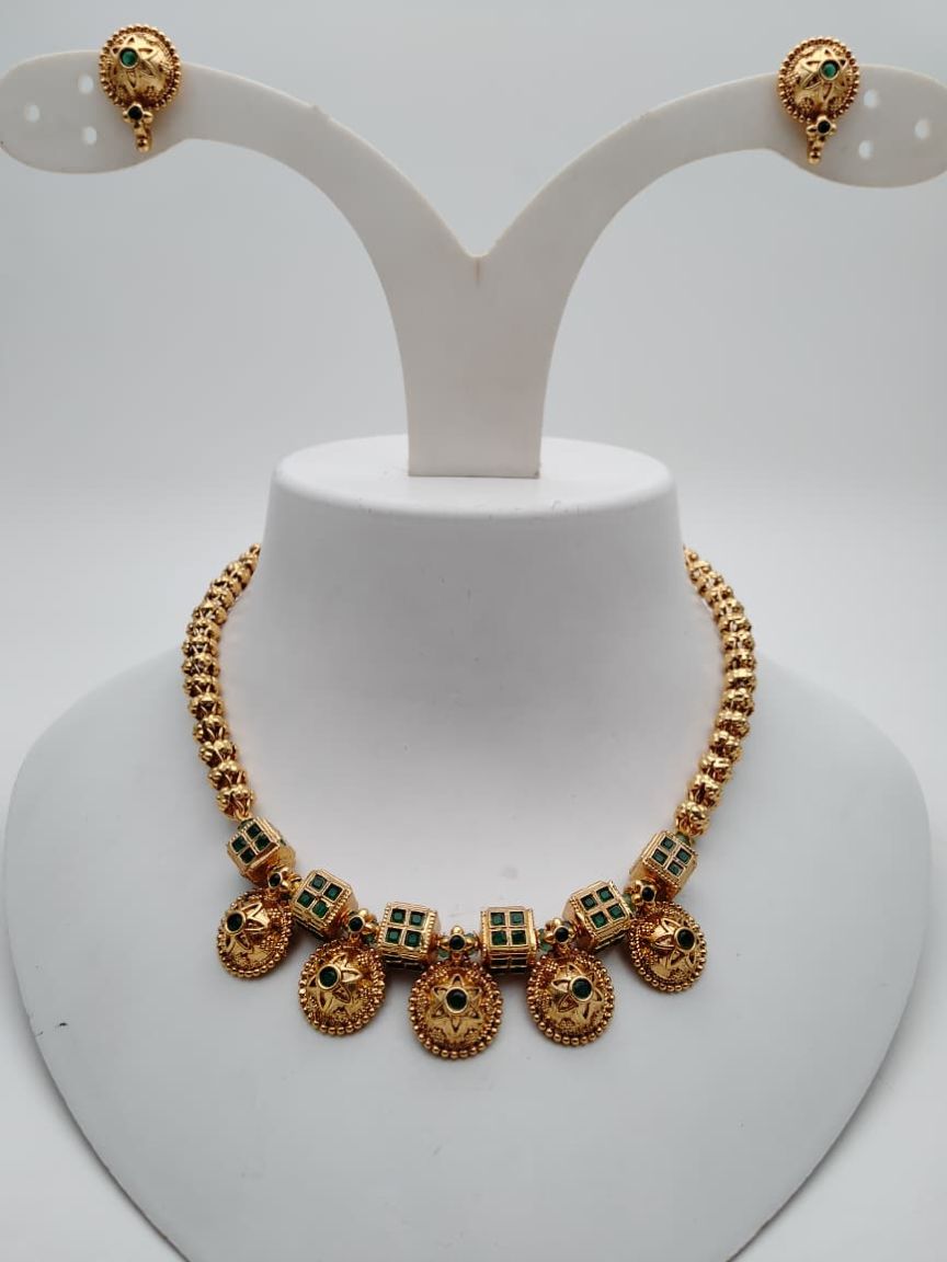 polki-necklace_set-NSP18757GRRJ