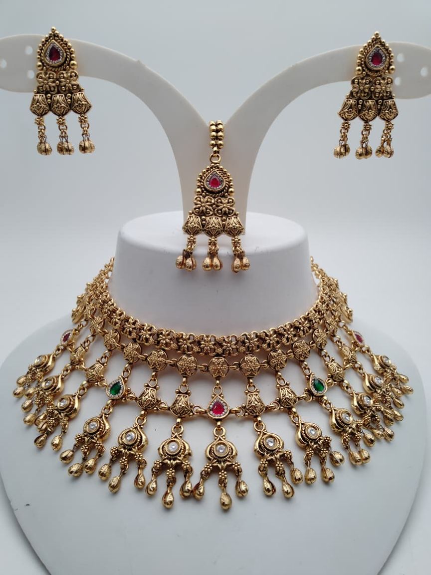 polki-necklace_set-NSP18763RGRRJ