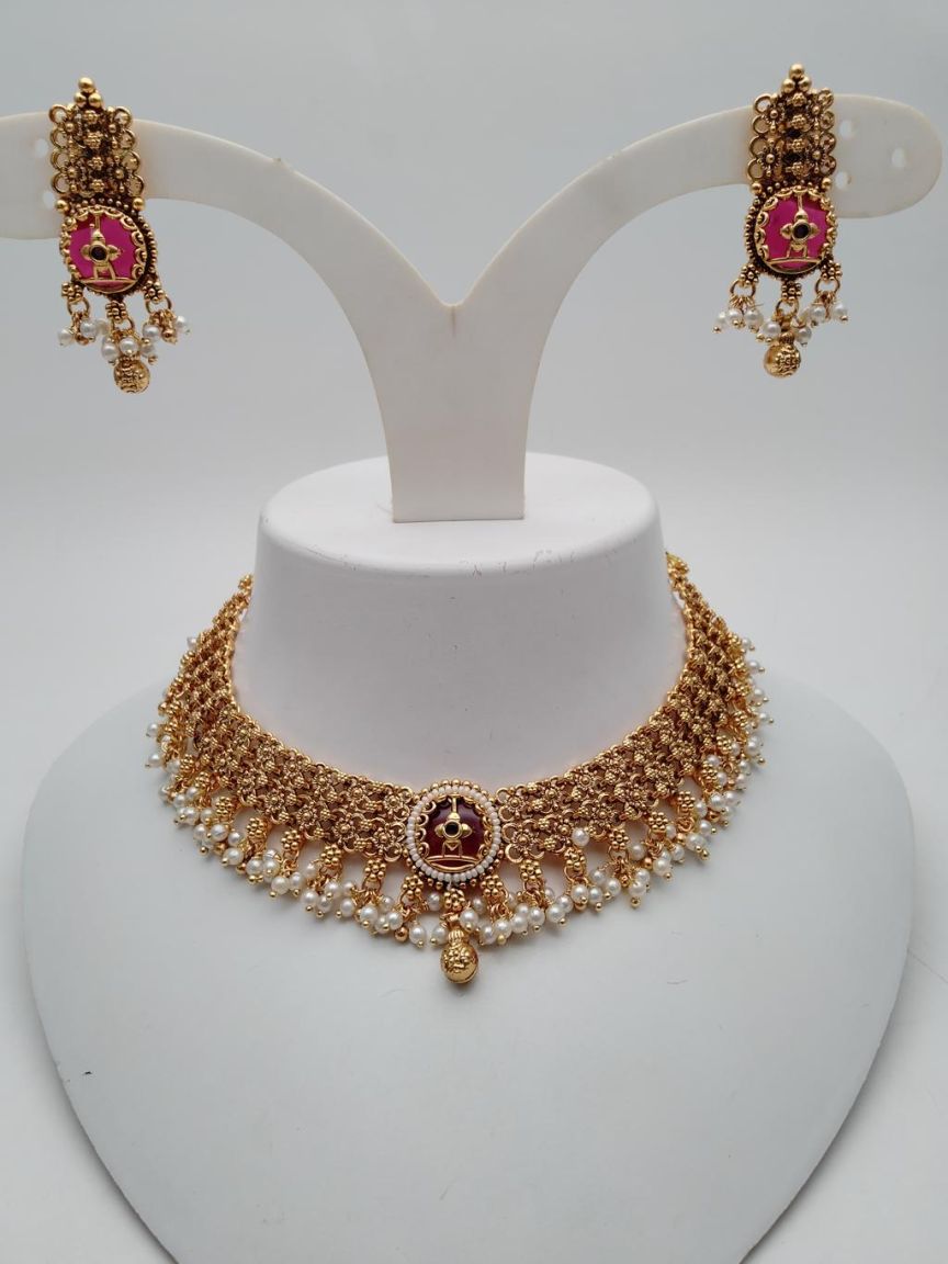 polki-necklace_set-NSP18797RGRRJ