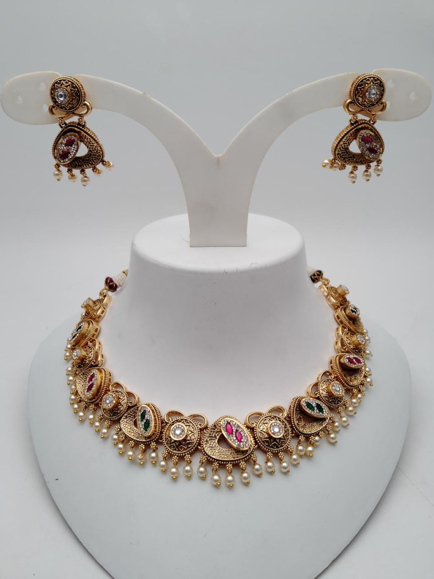 polki-necklace_set-NSP18798RGRRJ