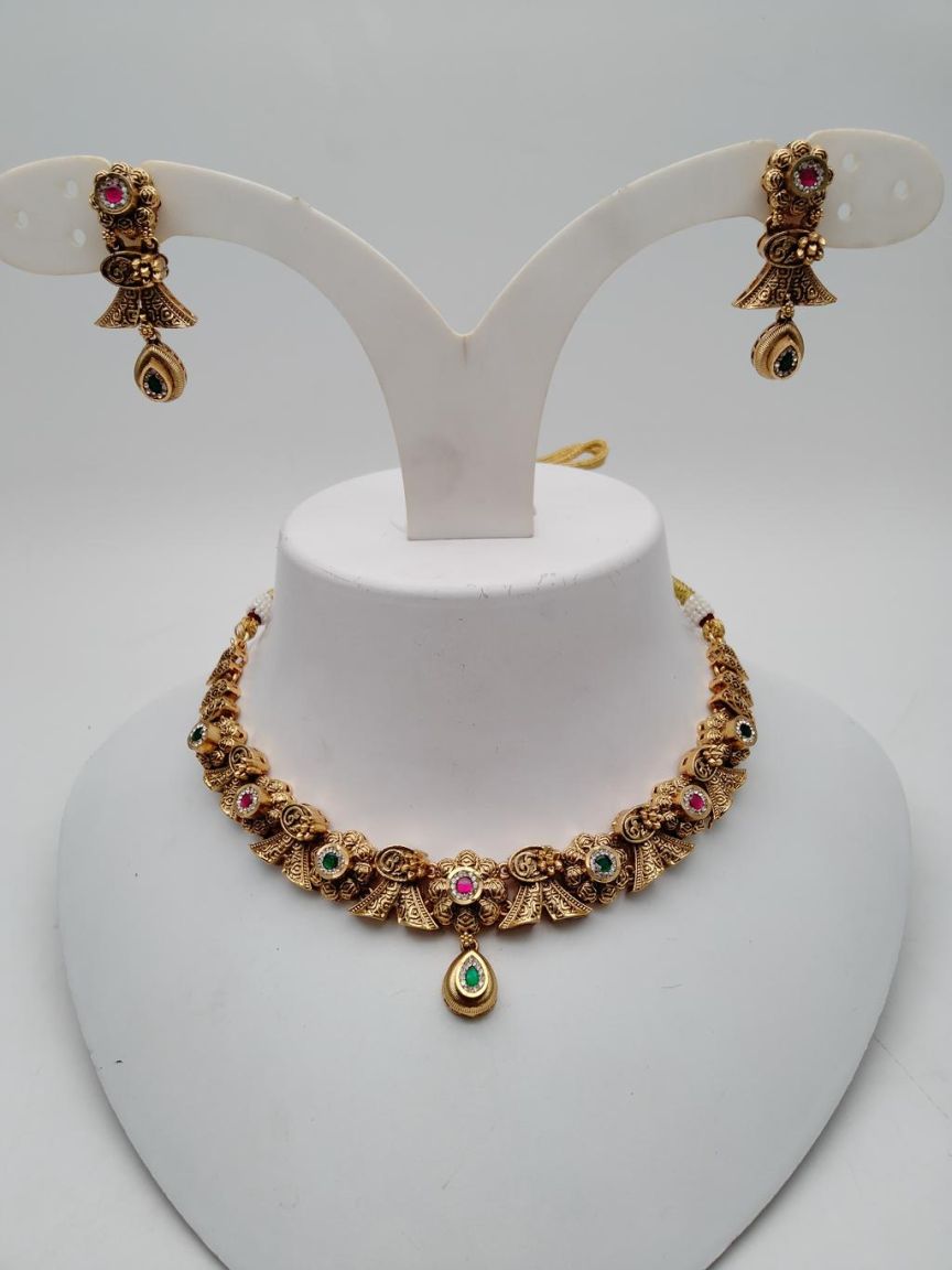 polki-necklace_set-NSP18800RGRRJ