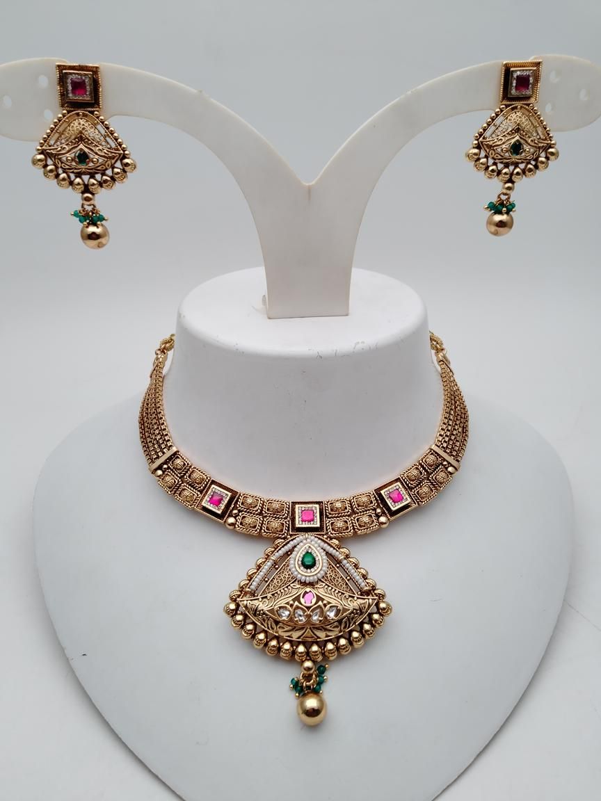 polki-necklace_set-NSP18837RGRRJ