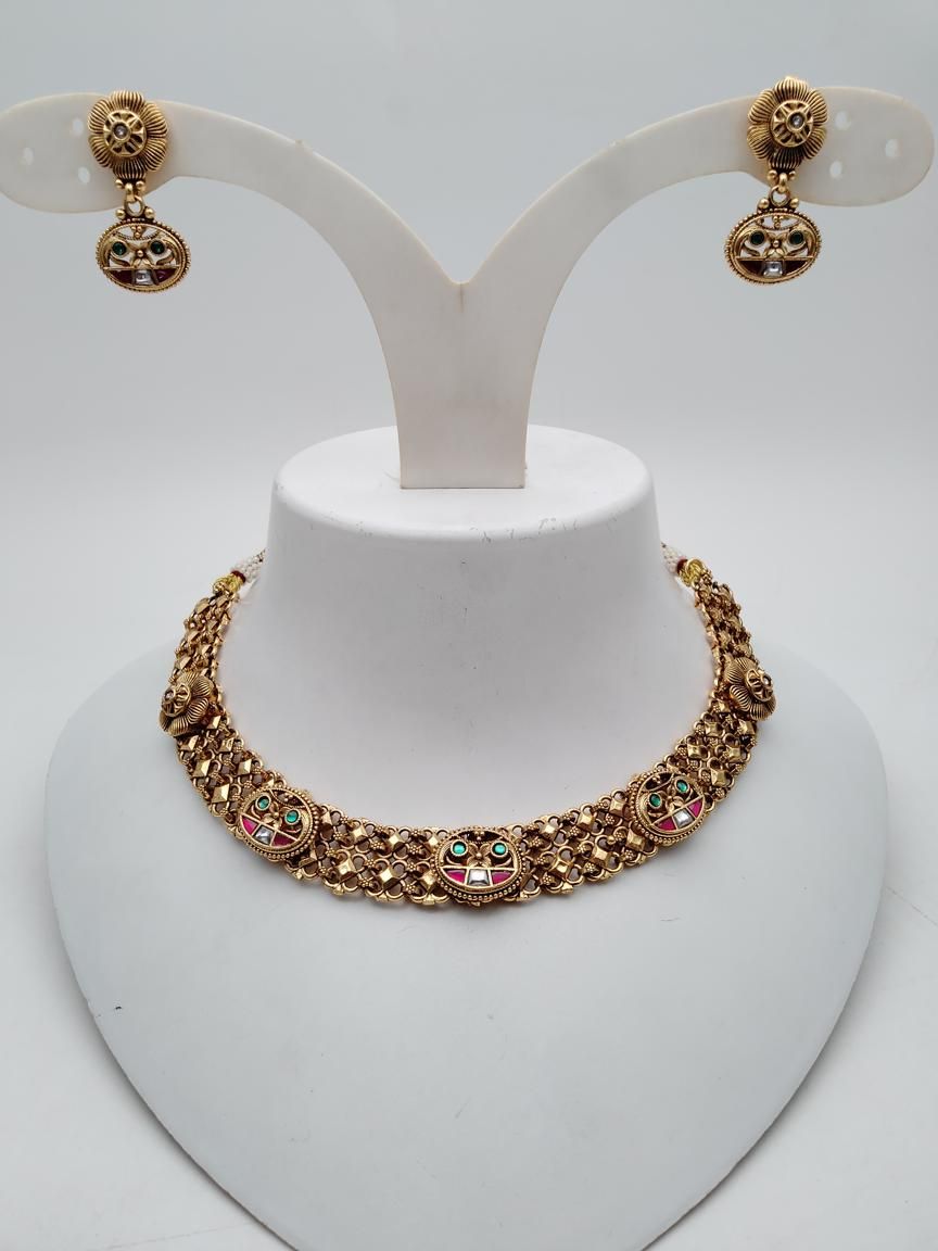 polki-necklace_set-NSP18840RGRRJ