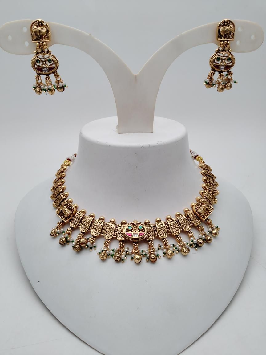 polki-necklace_set-NSP18843RGRRJ