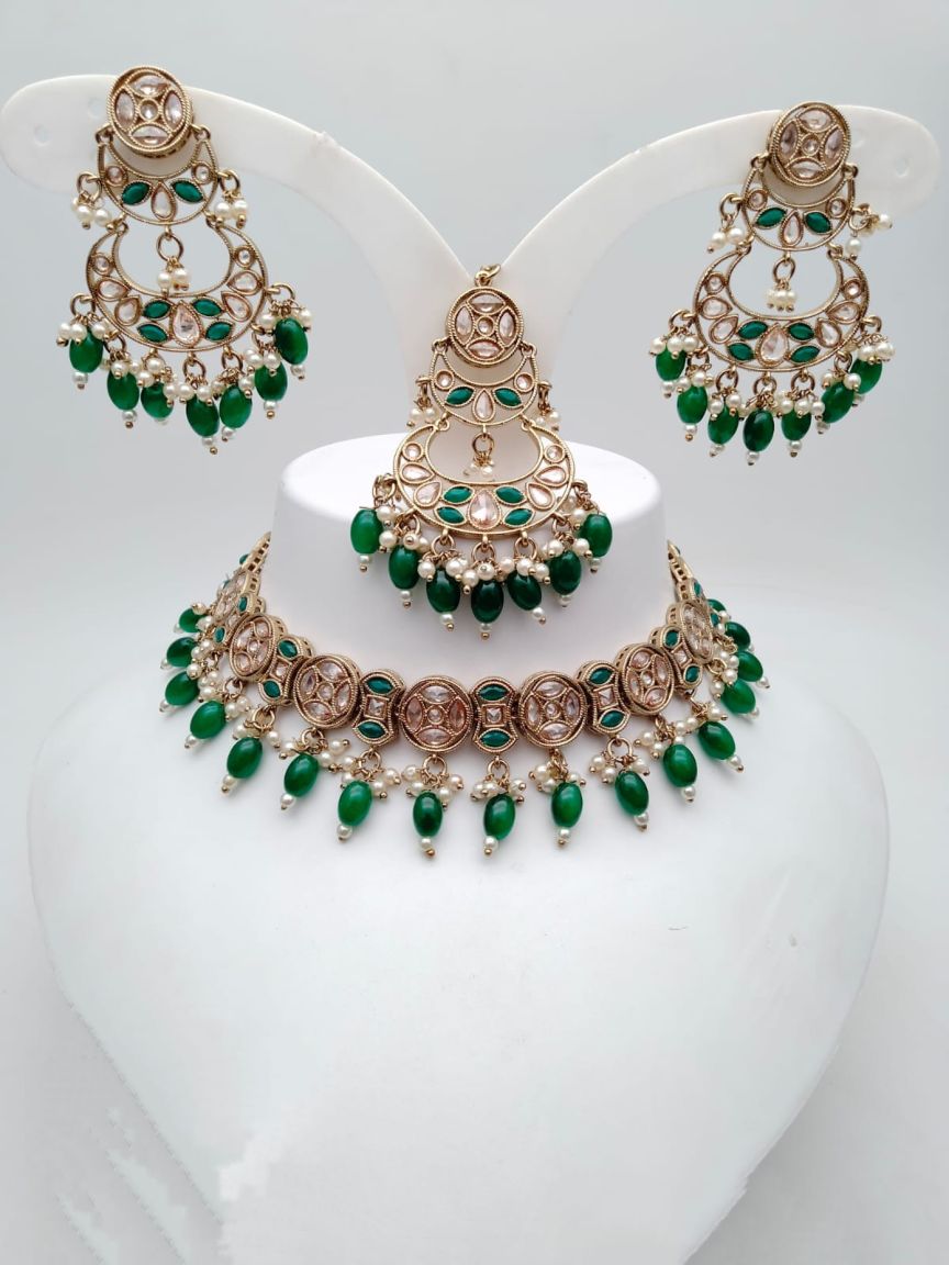 polki-necklace_set-NSP18849GRMH