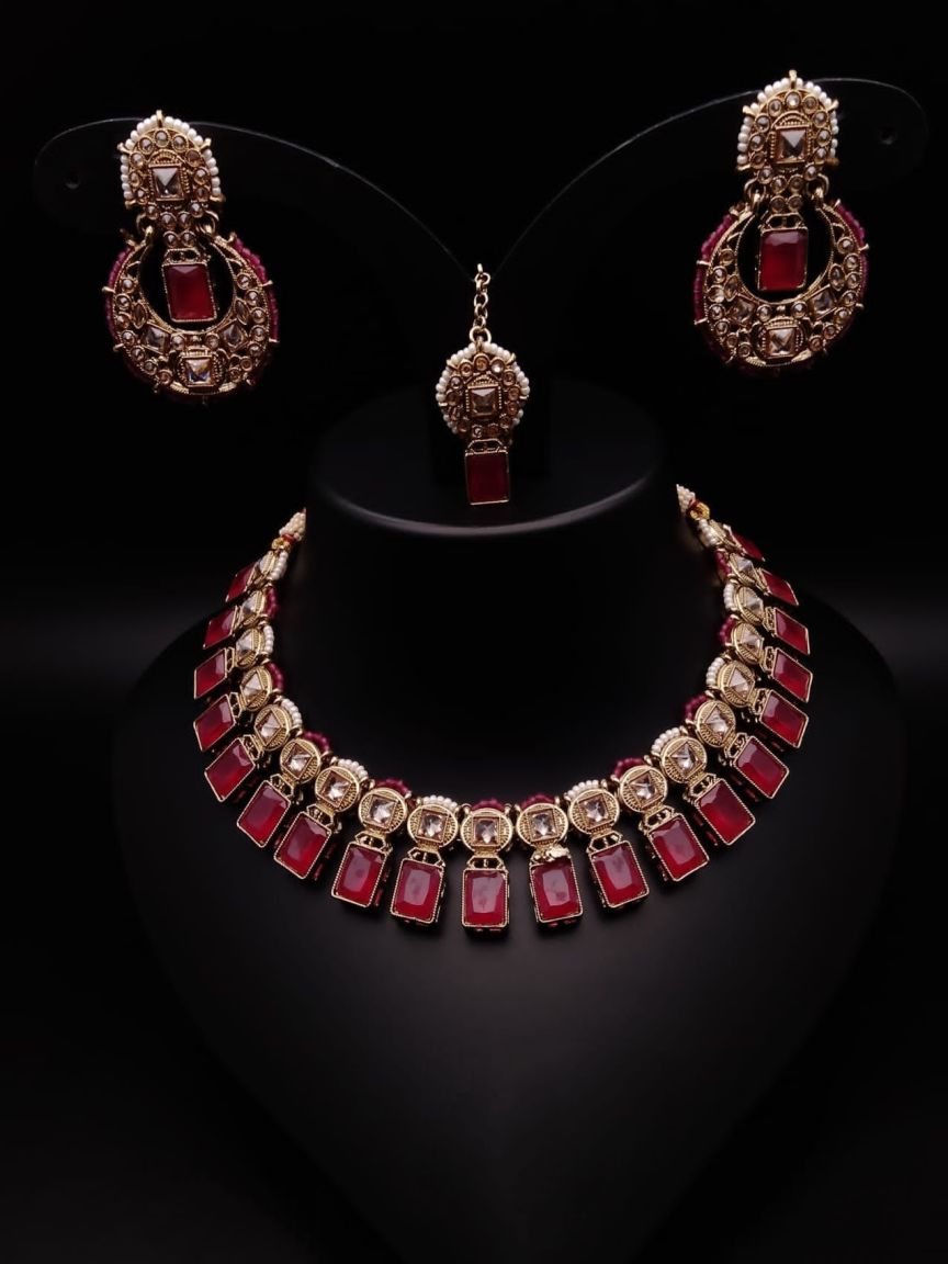 polki-necklace_set-NSP18850RMH