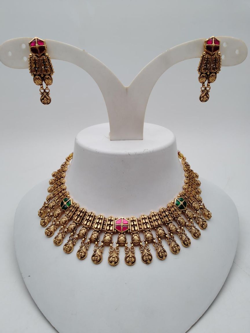 polki-necklace_set-NSP18863RGRRJ