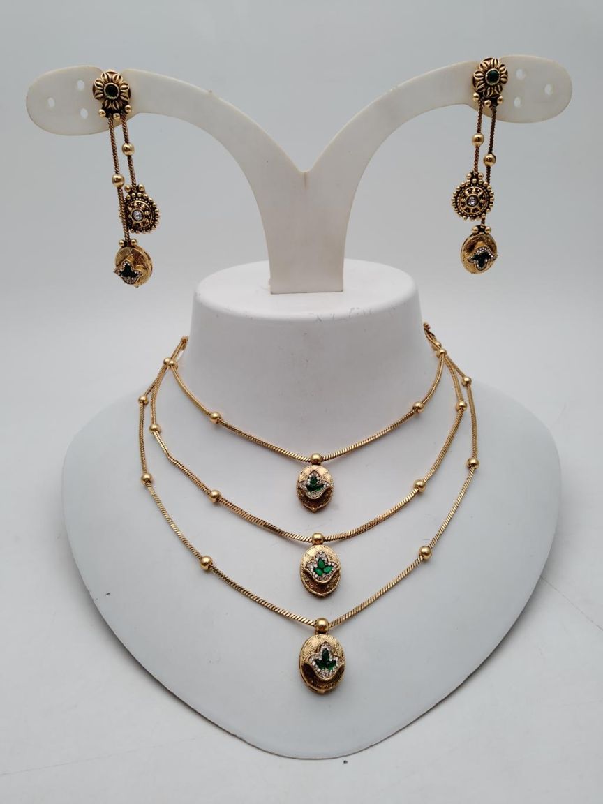 polki-necklace_set-NSP18865GRRJ