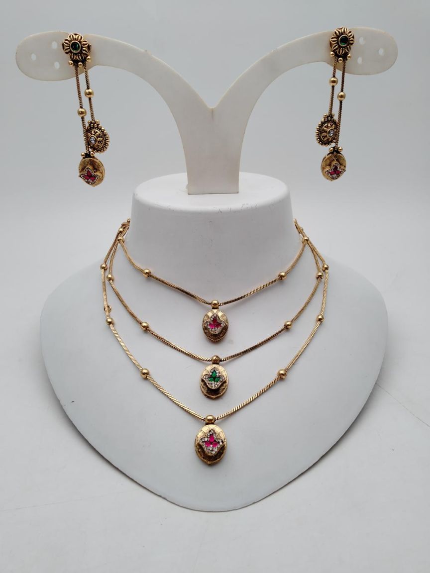 polki-necklace_set-NSP18865RGRRJ