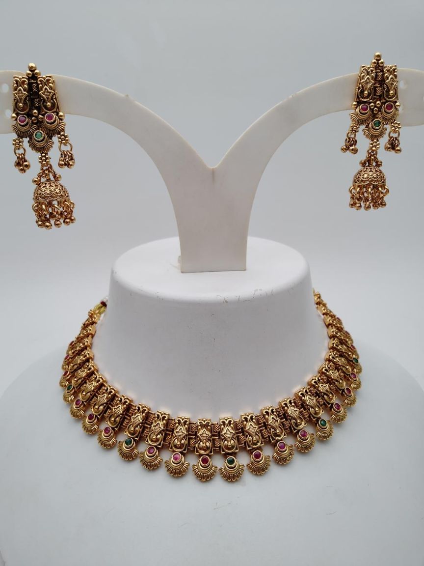 polki-necklace_set-NSP18877RGRRJ