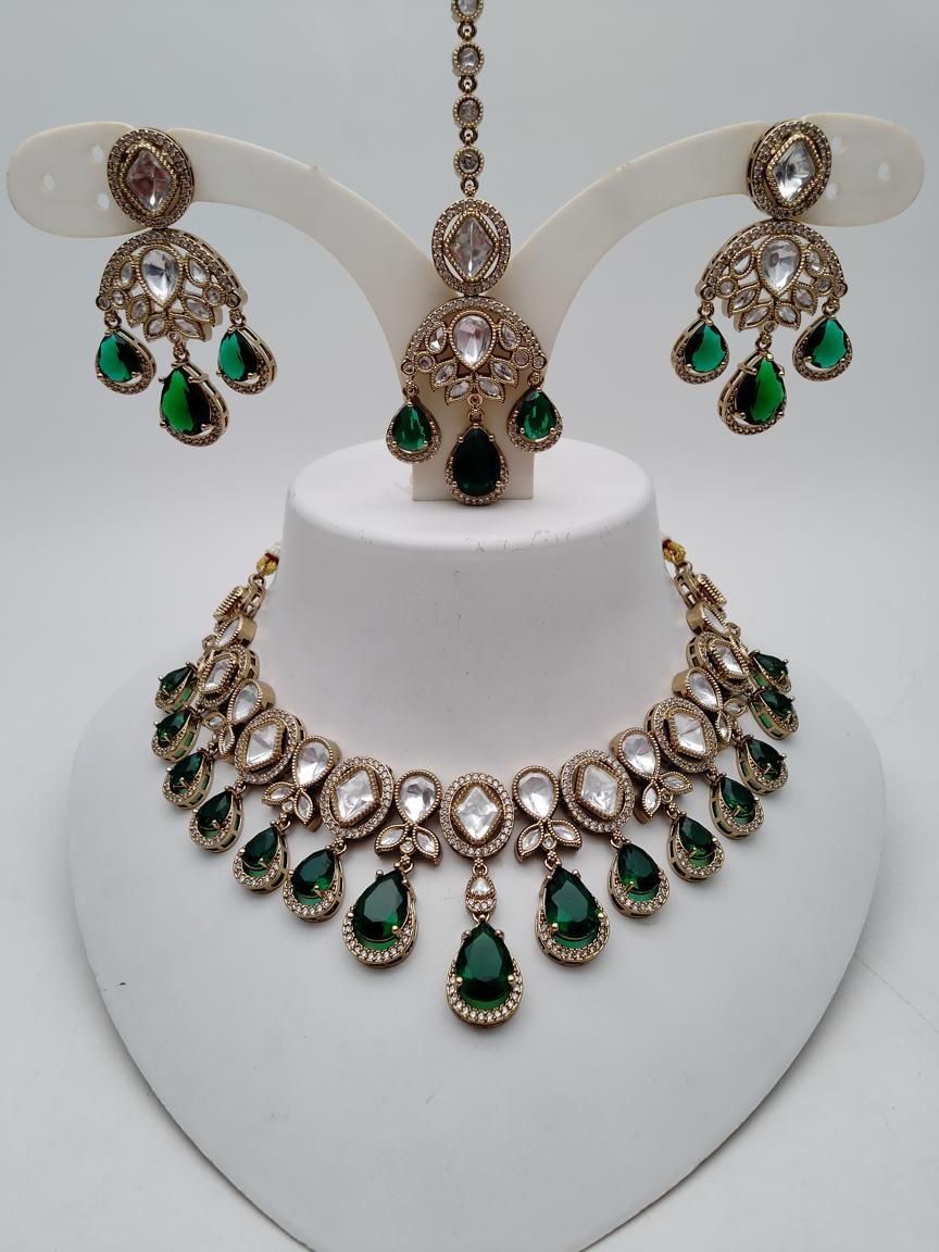 polki-necklace_set-NSP18880GRMH