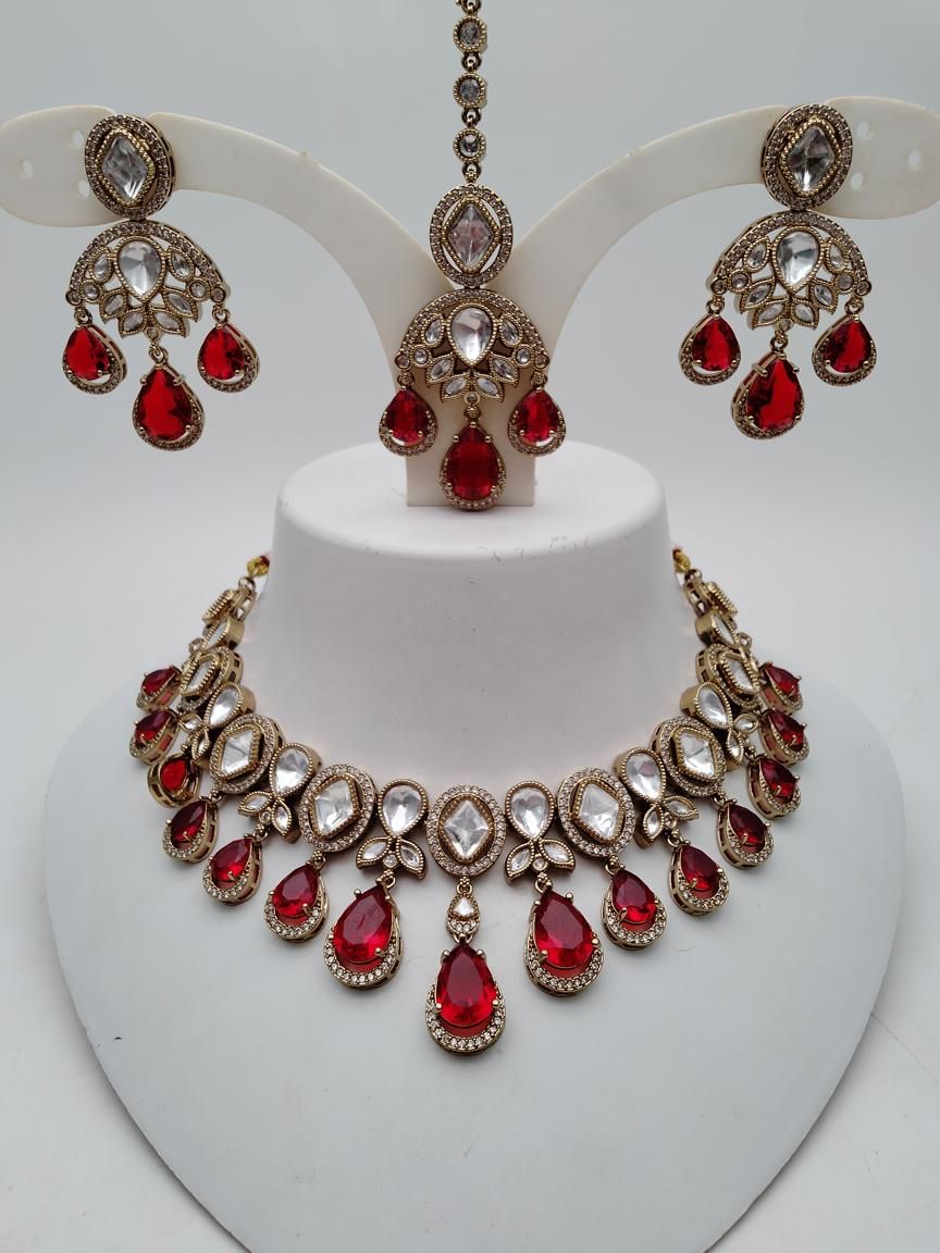polki-necklace_set-NSP18880RDMH