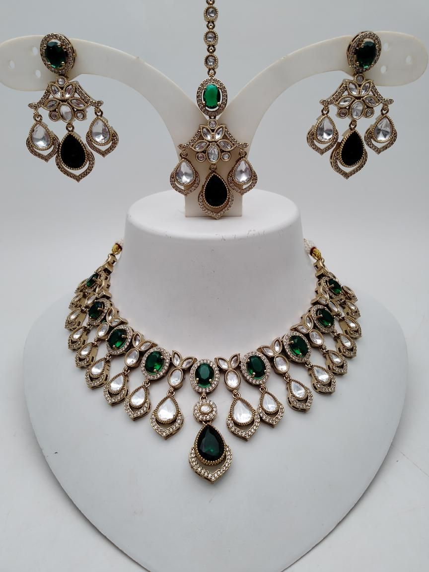 polki-necklace_set-NSP18881GRMH