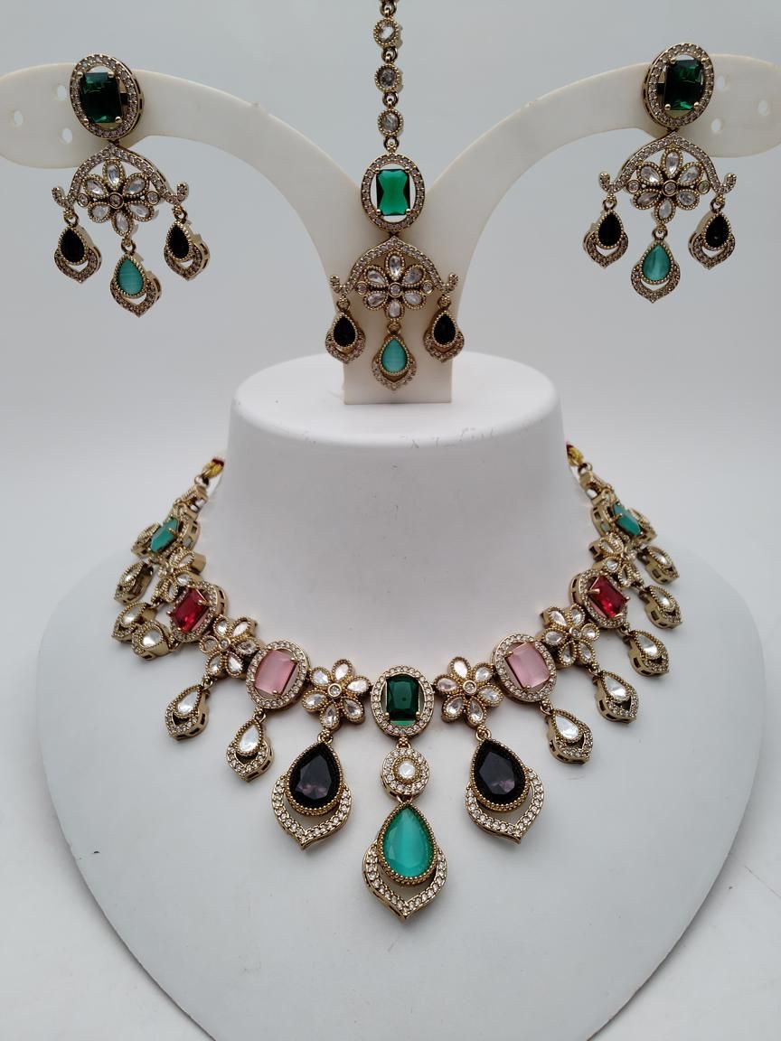 polki-necklace_set-NSP18882MULTMH