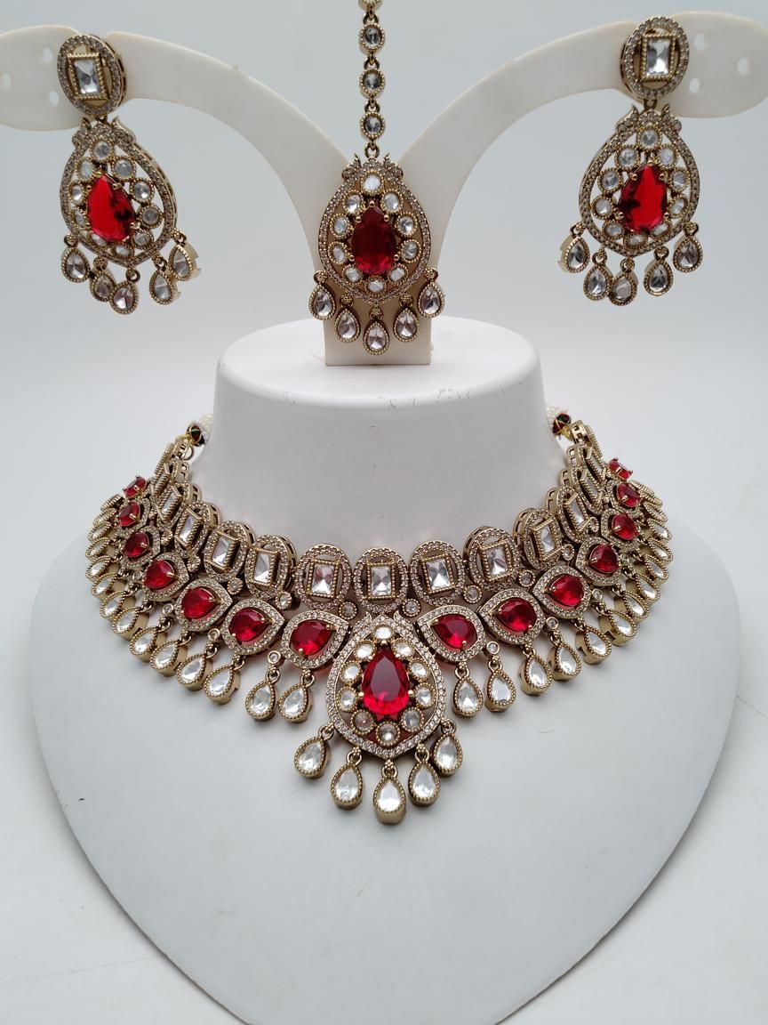 polki-necklace_set-NSP18884RDMH