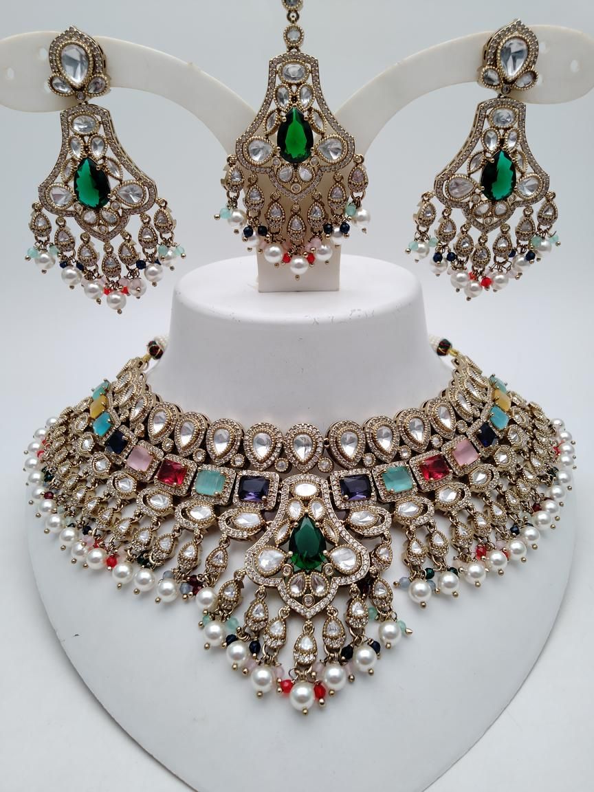 polki-necklace_set-NSP18886MULTMH
