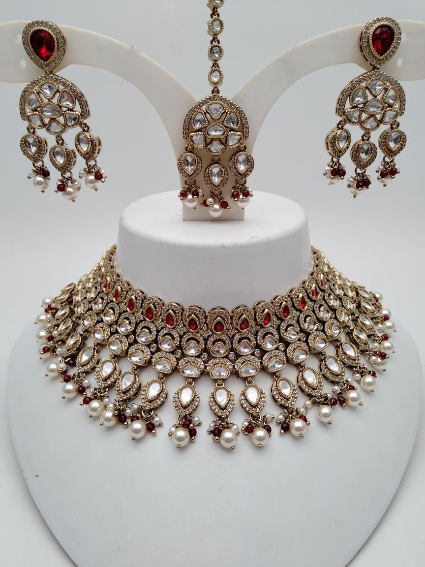 polki-necklace_set-NSP18898RDMH