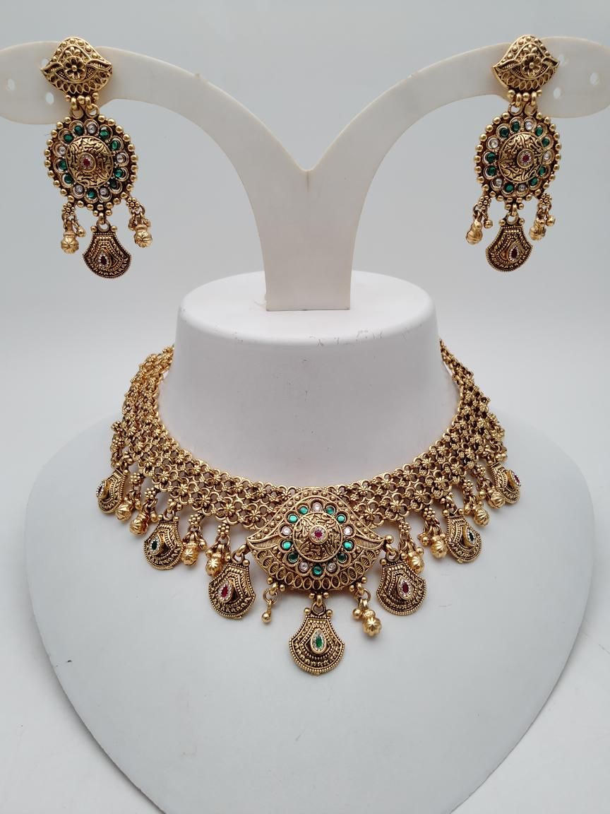 polki-necklace_set-NSP18899RGRRJ