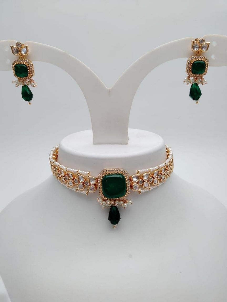 kundan-piroi_choker-PCHK16002GRGD